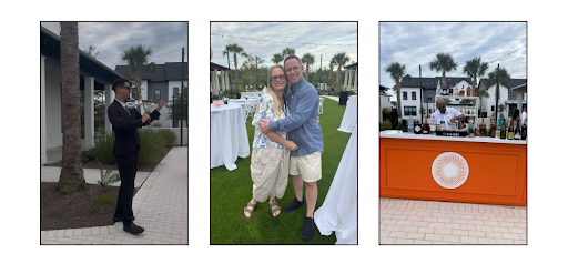 Violin player, and couple at Evermore Resort Orlando